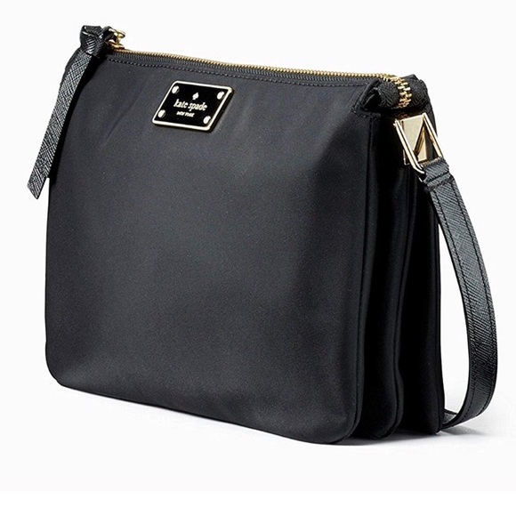 kate spade Handbags - Madelyne Black Nylon Crossbody purse